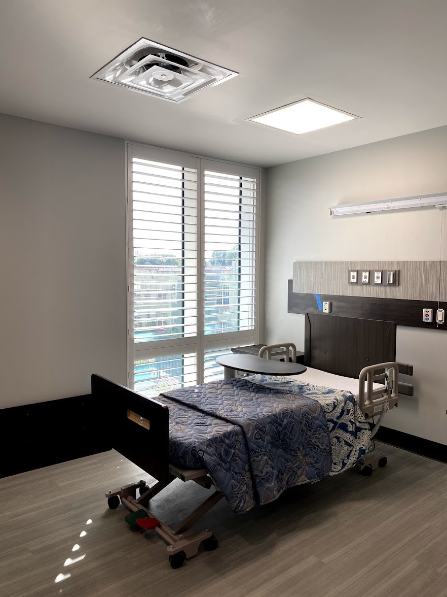 Appealing Plantation Shutters at Victoria Nursing Home and Rehabilitation Center on NW 3rd St in Miami, FL